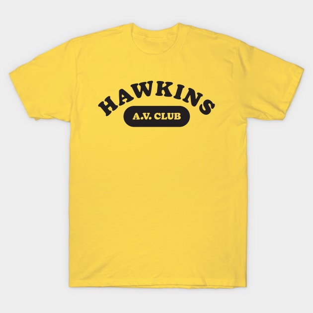 Hawkins A.V. Club T-Shirt by fullgrownham